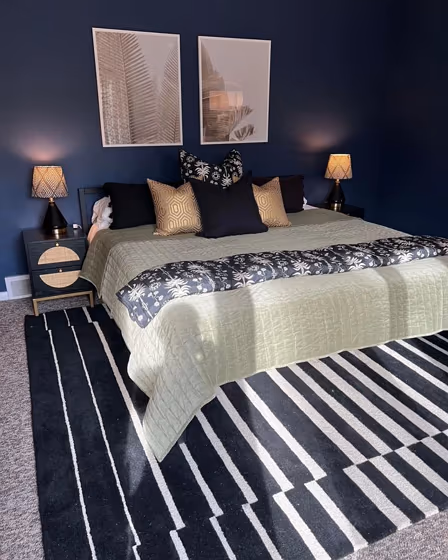 Sherwin Williams Indigo Batik Bedroom