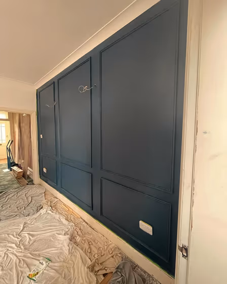 Dulux Ink Well accent wall 