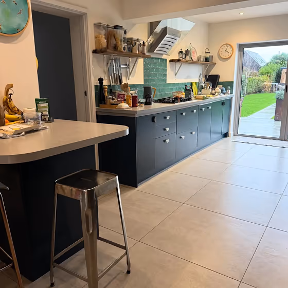 Dulux Ink Well kitchen cabinets color review