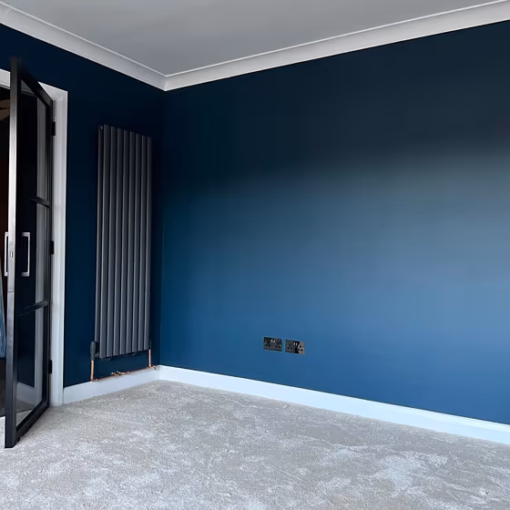 Dulux Ink Well wall paint makeover