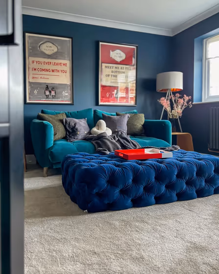 Dulux Ink Well living room paint review