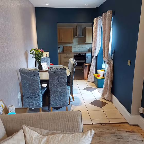 Dulux Ink Well dining room color