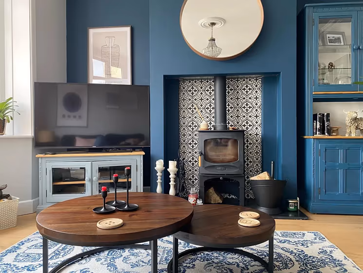 Dulux Ink Well living room interior