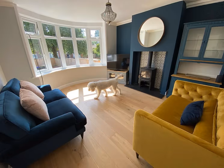 Dulux Ink Well living room inspiration