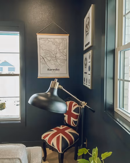 SW Inkwell living room color review