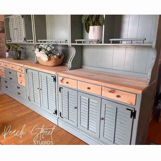 Sherwin Williams Jade Dragon Kitchen Cabinets