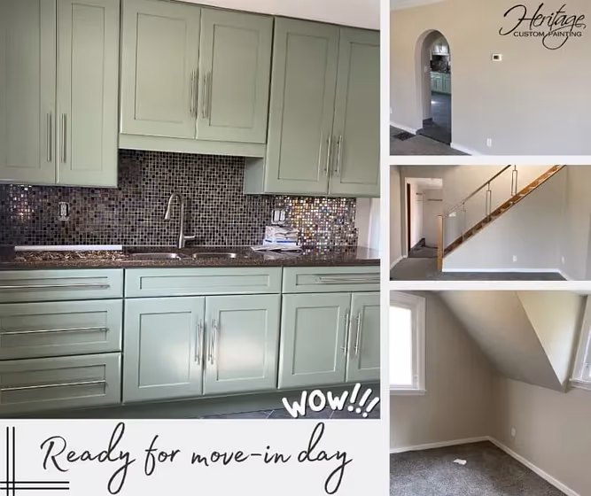 Sherwin Williams Jade Dragon Kitchen Cabinets