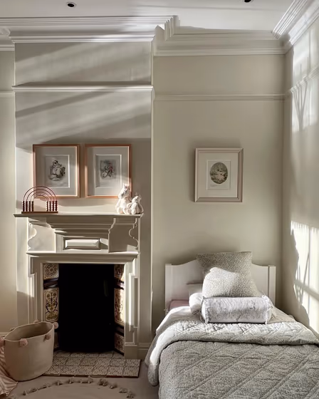 Farrow and Ball James White 2010 kids' room