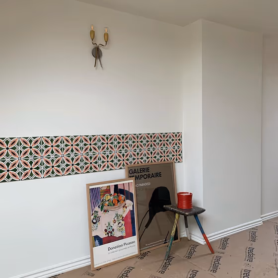 Farrow and Ball James White review in a stylish interior