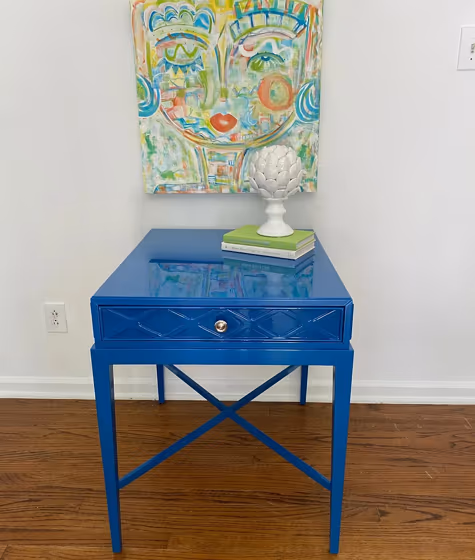 Sherwin Williams Jay Blue Painted Furniture