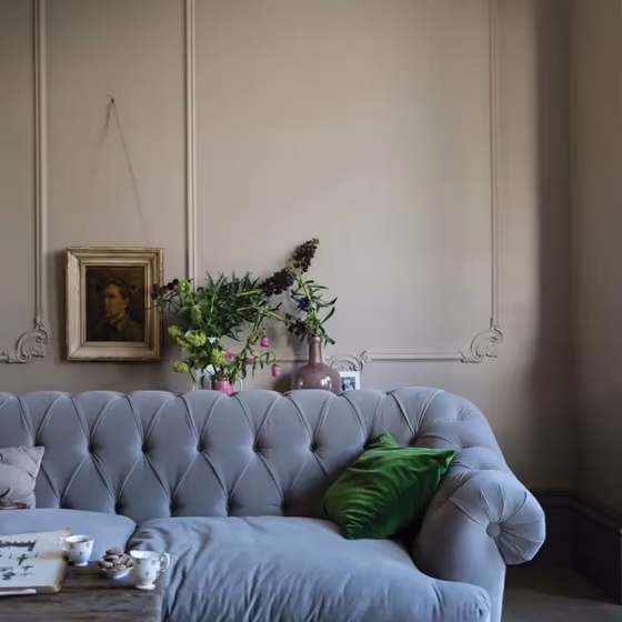 Farrow and Ball Jitney living room paint review