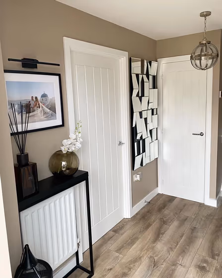 Farrow and Ball Jitney hallway color review