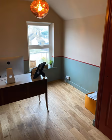 Jitney cozy home office makeover