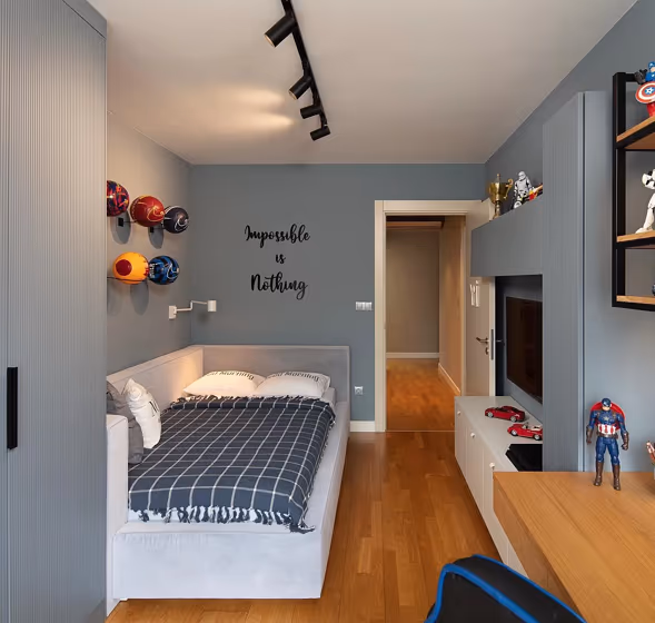 Jotun Natural Blue kids' room color