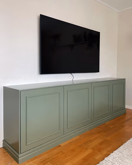 Jotun Natural Green painted furniture 