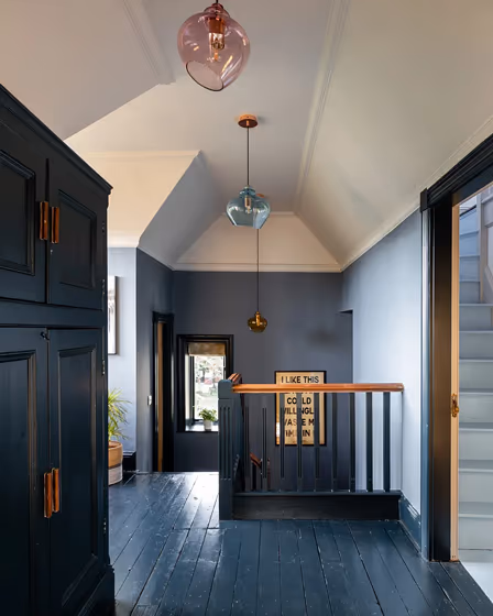 Little Greene Juniper Ash 115 beautiful hallway