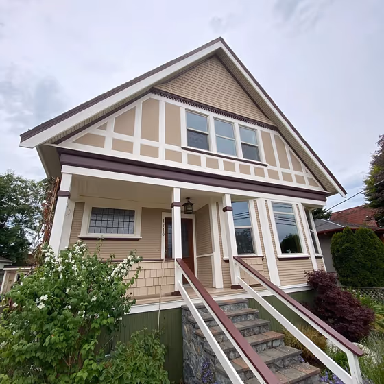 Sherwin Williams Latte house exterior paint