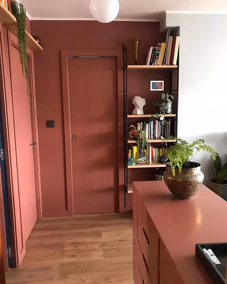 Little Greene Ashes of Roses 6 living room