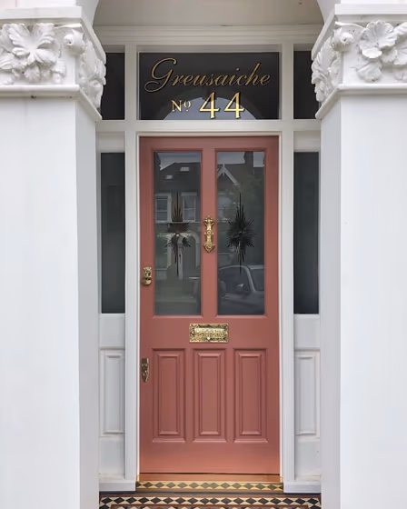 Little Greene Ashes of Roses 6 front door