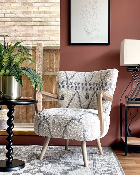 Little Greene Ashes of Roses 6 living room