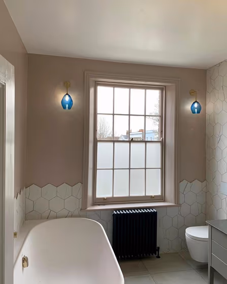 Little Greene China Clay - Dark 178 bathroom