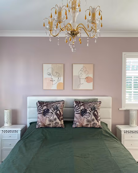 Little Greene Dorchester Pink 213 bedroom