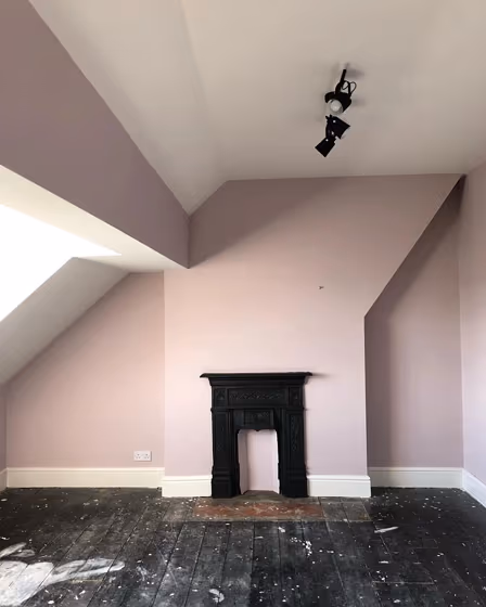 Little Greene Dorchester Pink 213 living room