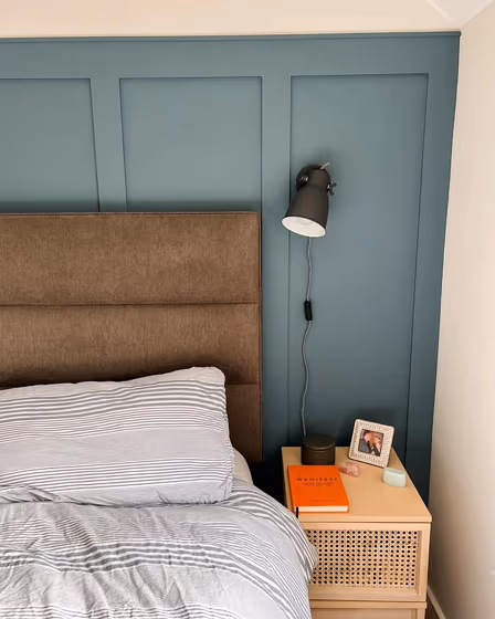 Little Greene Etruria 326 bedroom panelling