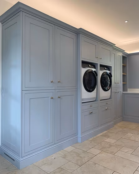 Little Greene Gauze - Dark 166 cabinets