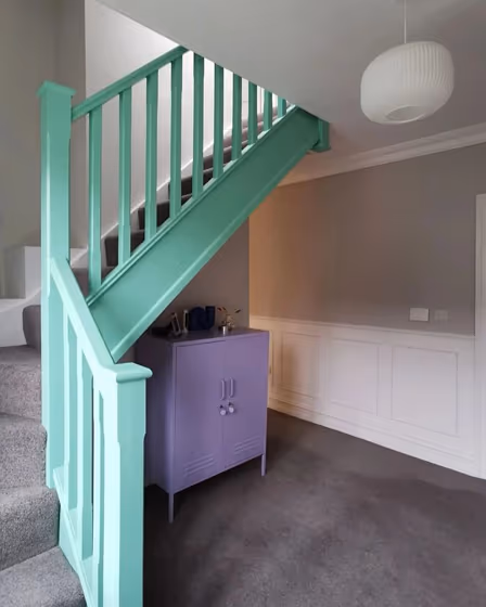Little Greene Green Verditer 92 stairs