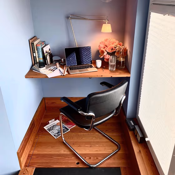 Little Greene James 108 balcony workplace