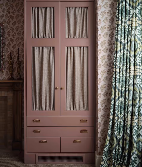 Little Greene Nether Red 315 cabinets