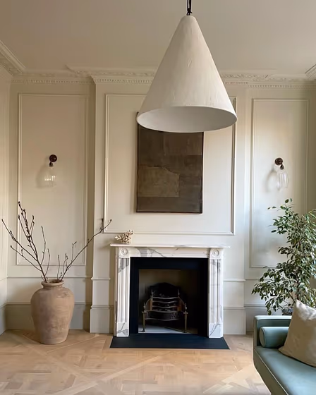 Little Greene Portland Stone - Light 281 living room