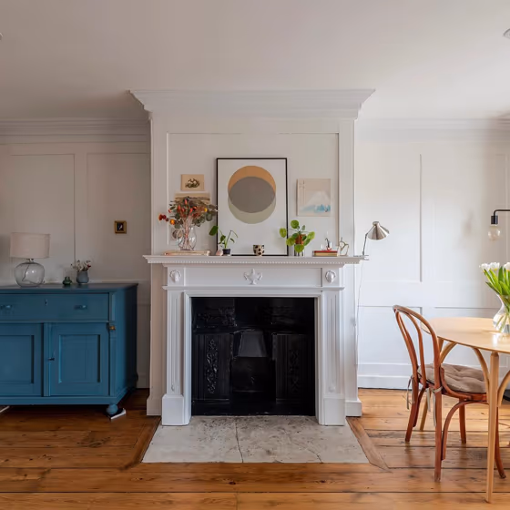 Little Greene Slaked Lime 105 living room