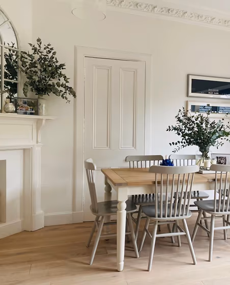 Little Greene Slaked Lime 105 dining room