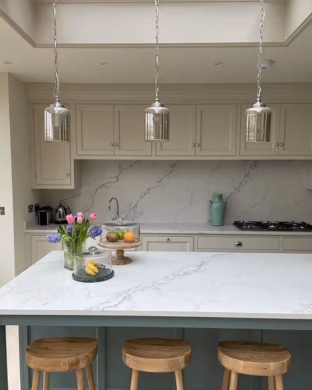 Little Greene Livid 263 kitchen cabinets