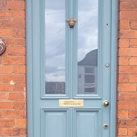 Little Greene Livid 263 front door