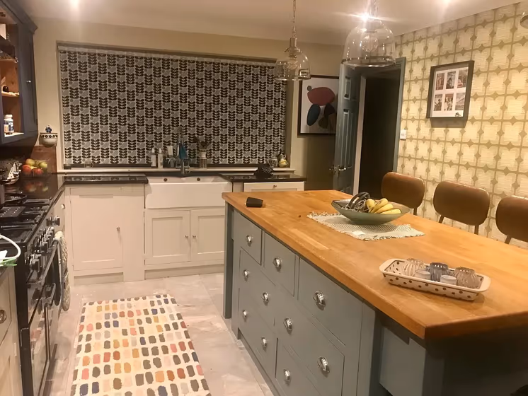 Little Greene Livid 263 kitchen cabinets