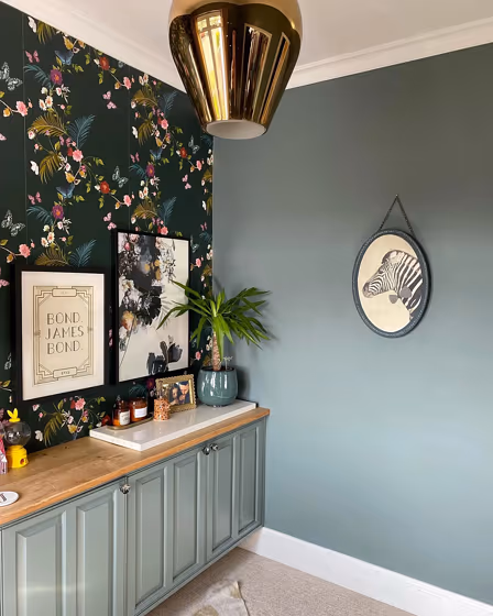 Little Greene Livid 263 kitchen cabinets