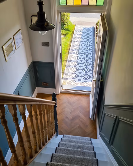 Little Greene Livid 263 stairs