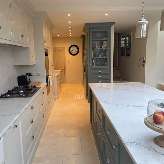 Little Greene Livid 263 kitchen cabinets