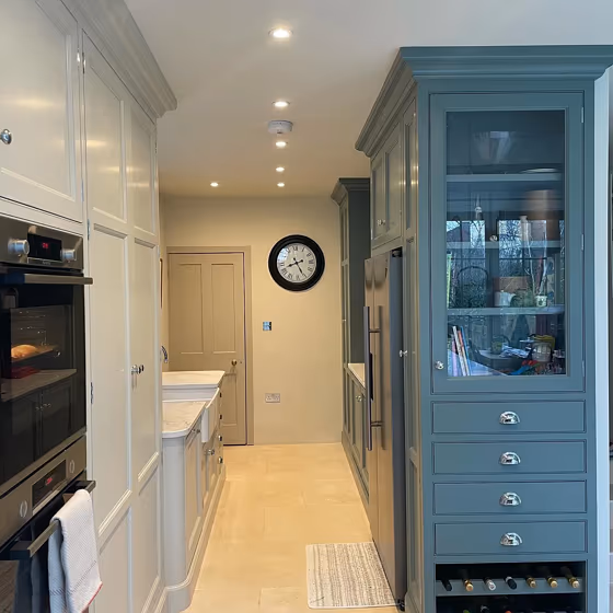 Little Greene Livid 263 kitchen cabinets