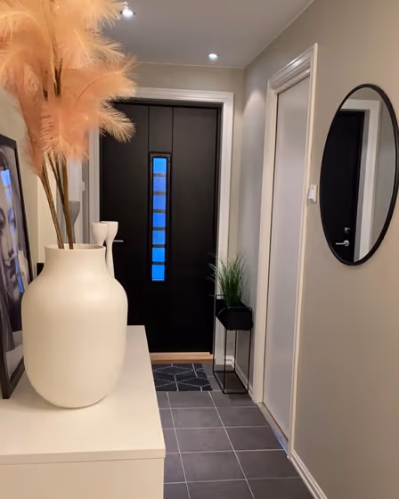 Jotun Lucerne hallway color paint