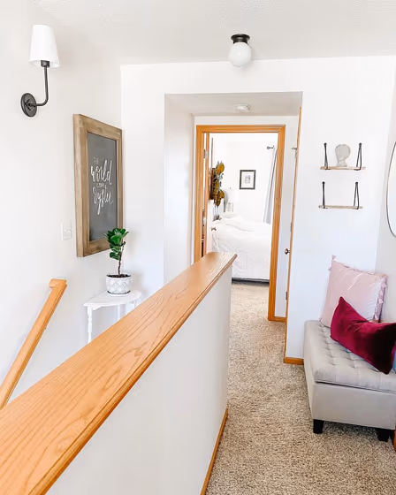 Sherwin Williams Marshmallow Hallway