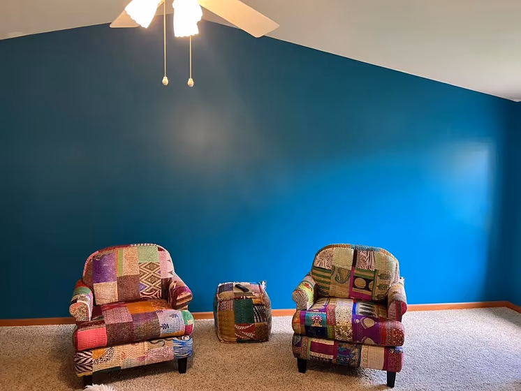 Sherwin Williams Maxi Teal living room color