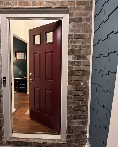 Sherwin Williams Merlot front door color