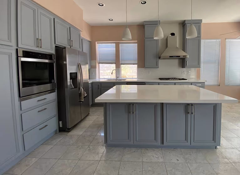 Morning Fog Kitchen Cabinets