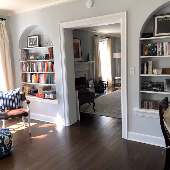 Nebulous White Living Room