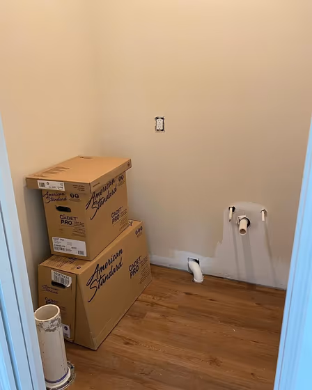Sherwin Williams Neutral Ground laundry room interior