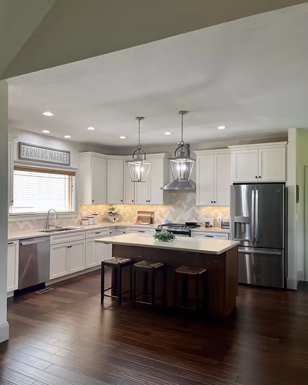 Neutral Ground kitchen cabinets paint